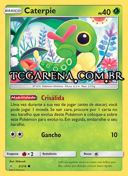 Carta Caterpie (2 / 214)