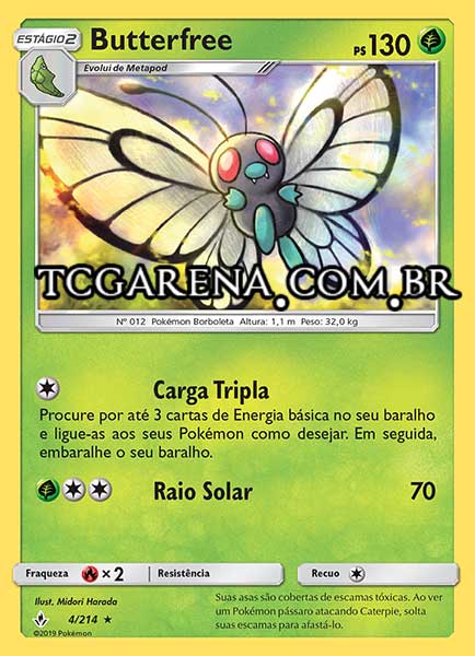 Carta Butterfree (4 / 214)