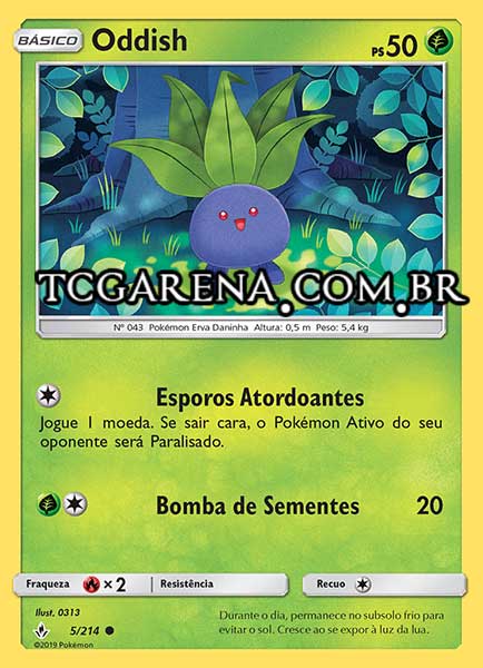 Carta Oddish (5 / 214)