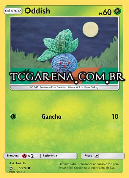 Carta Oddish (6 / 214)