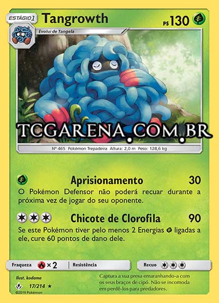 Carta Tangrowth (17 / 214)