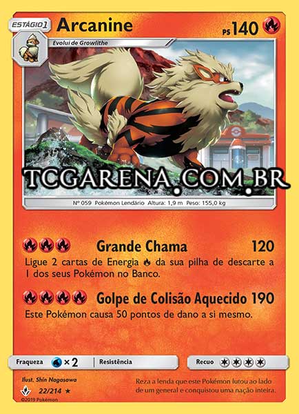 Carta Arcanine (22 / 214)