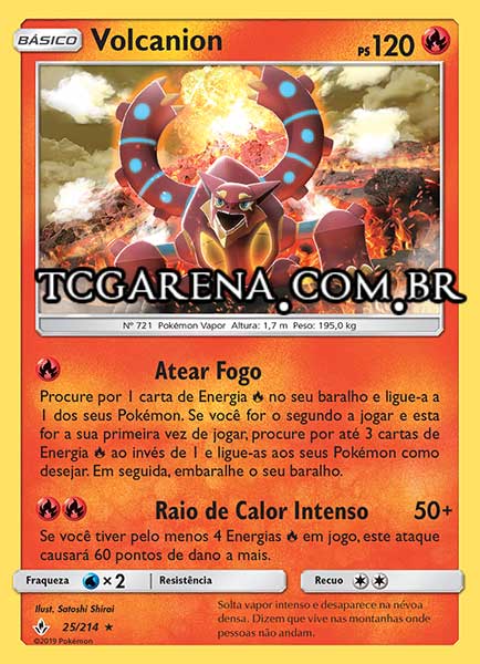 Carta Volcanion (25 / 214)