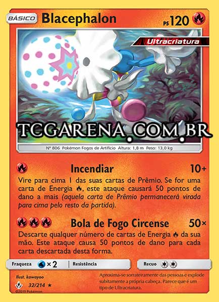 Carta Blacephalon (32 / 214)