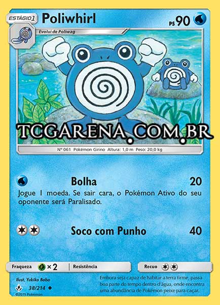 Carta Poliwhirl (38 / 214)