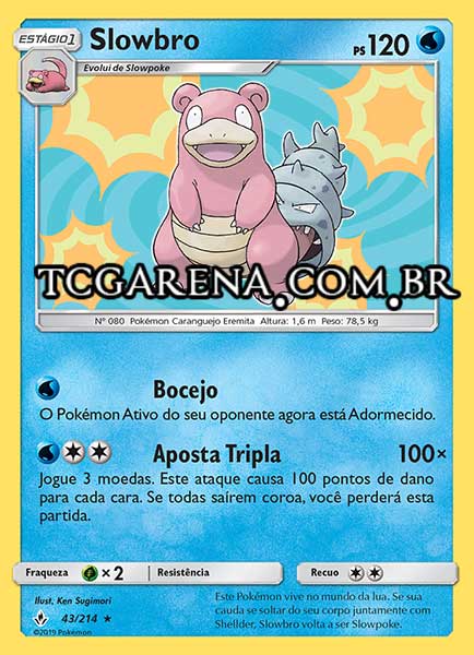 Carta Slowbro (43 / 214)