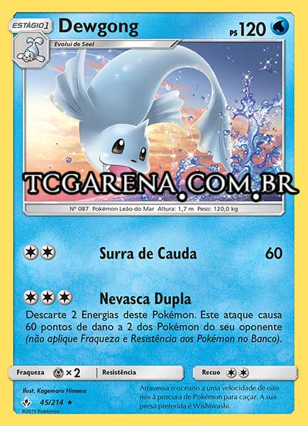 Carta Dewgong (45 / 214)