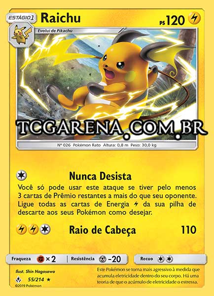 Carta Raichu (55 / 214)