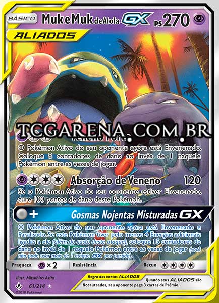 Carta Muk & Alolan Muk-GX (61 / 214)