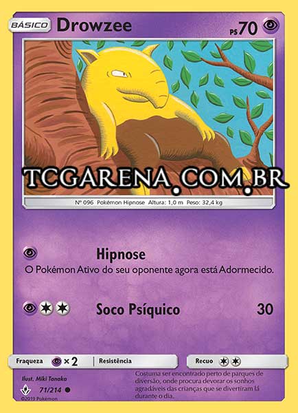 Carta Drowzee (71 / 214)