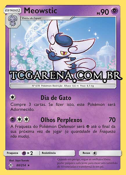 Carta Meowstic (80 / 214)