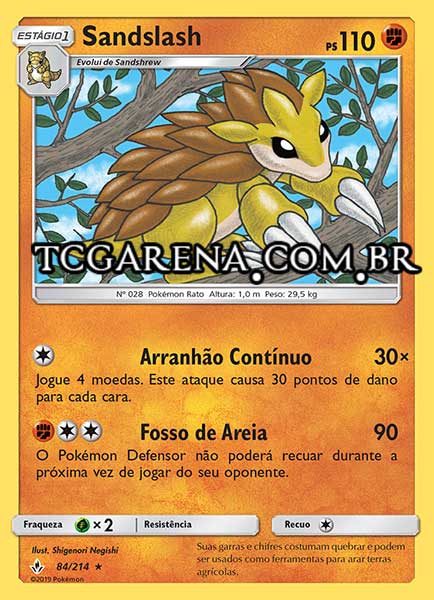 Carta Sandslash (84 / 214)