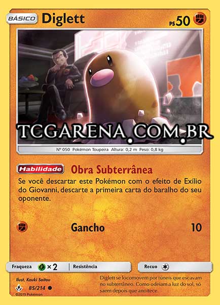 Carta Diglett (85 / 214)