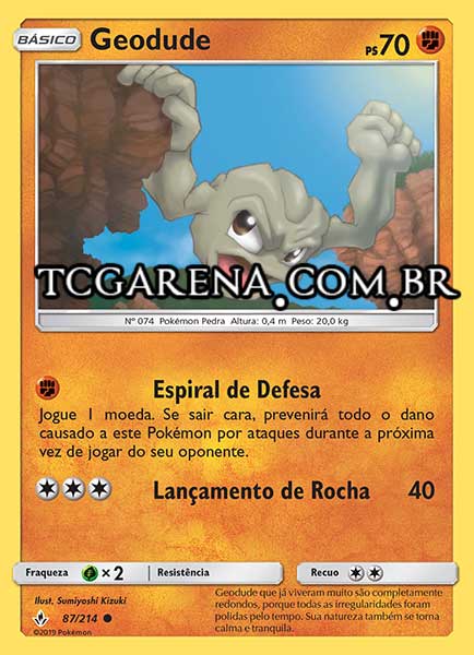 Carta Geodude (87 / 214)