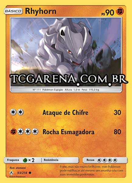 Carta Rhyhorn (93 / 214)