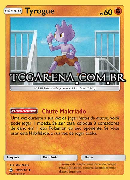 Carta Tyrogue (100 / 214)