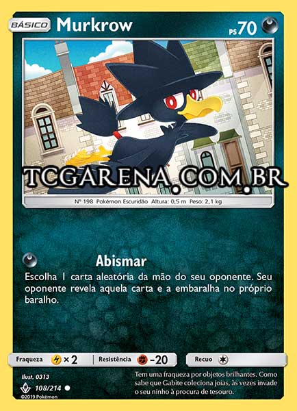 Carta Murkrow (108 / 214)