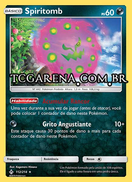 Carta Spiritomb (112 / 214)