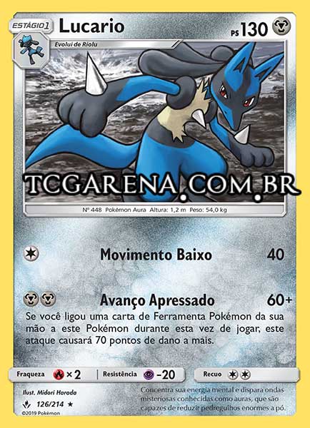 Carta Lucario (126 / 214)