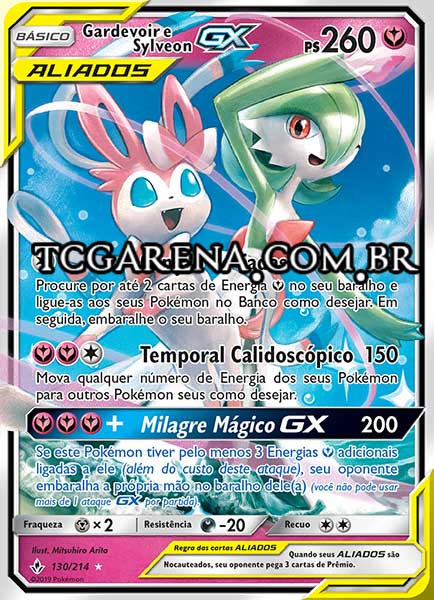 Carta Gardevoir & Sylveon-GX (130 / 214)