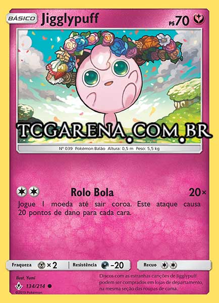 Carta Jigglypuff (134 / 214)