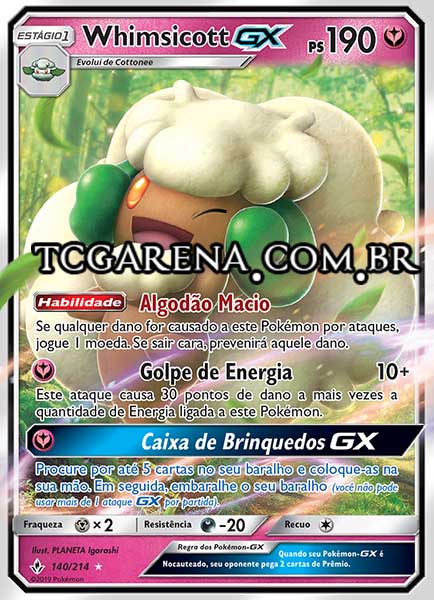 Carta Whimsicott-GX (140 / 214)