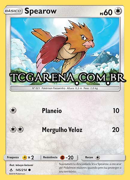 Carta Spearow (145 / 214)