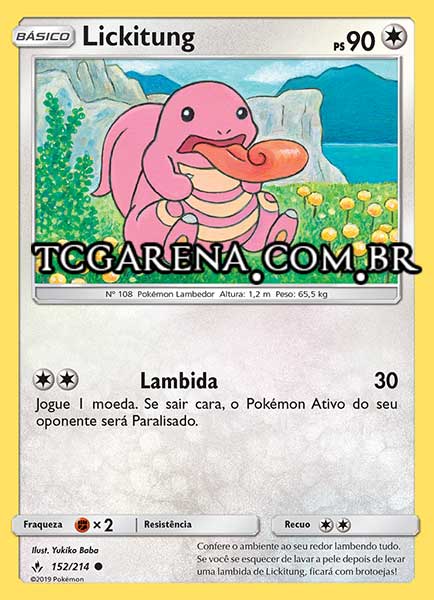 Carta Lickitung (152 / 214)