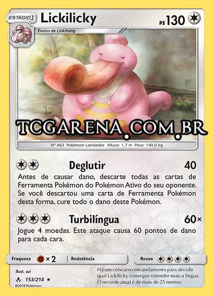 Carta Lickilicky (153 / 214)