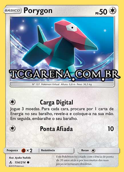 Carta Porygon (154 / 214)