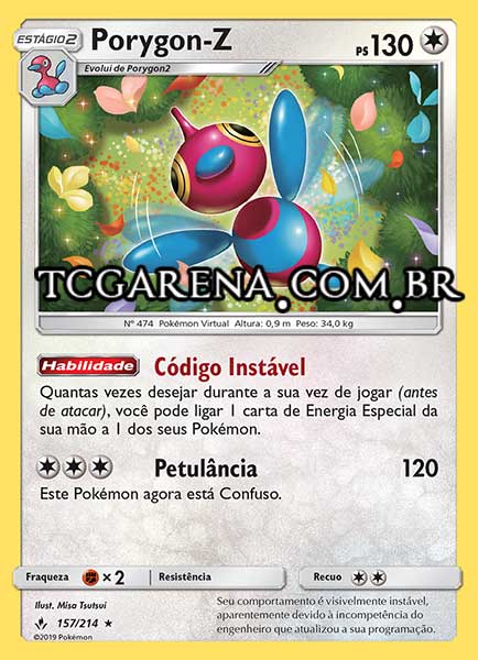 Carta Porygon-Z (157 / 214)