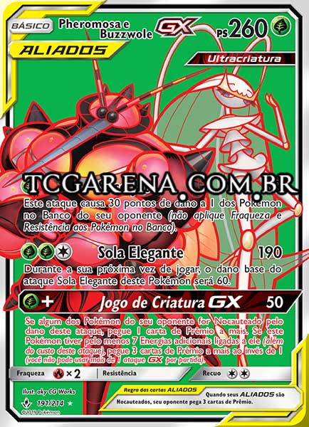 Carta Pheromosa & Buzzwole-GX (191 / 214)