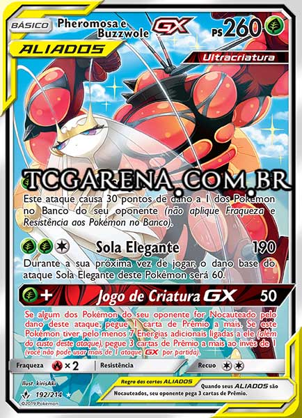 Carta Pheromosa & Buzzwole-GX (192 / 214)