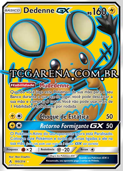 Carta Dedenne-GX (195 / 214)