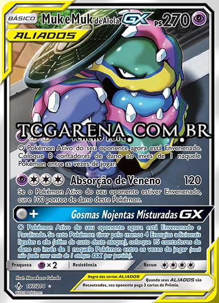 Carta Muk & Alolan Muk-GX (197 / 214)