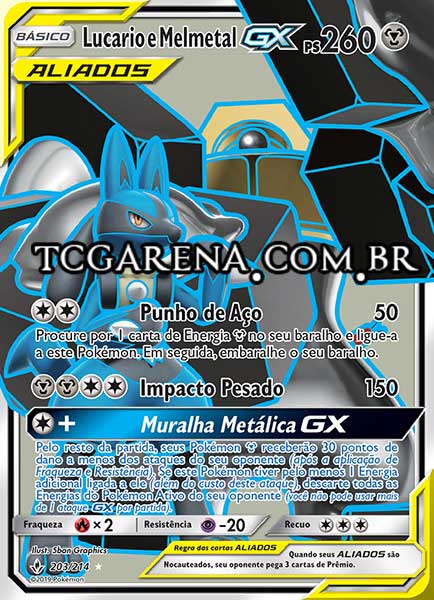 Carta Lucario & Melmetal-GX (203 / 214)