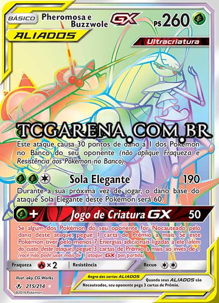 Carta Pheromosa & Buzzwole-GX (215 / 214)