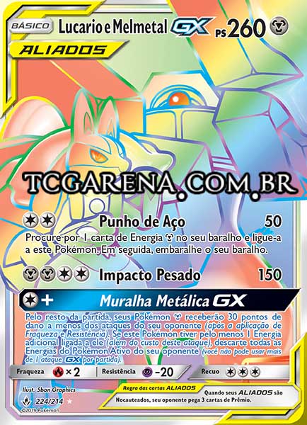 Carta Lucario & Melmetal-GX (224 / 214)