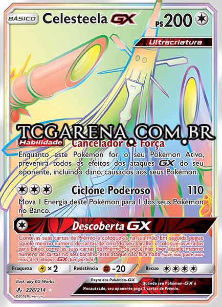 Carta Celesteela-GX (228 / 214)