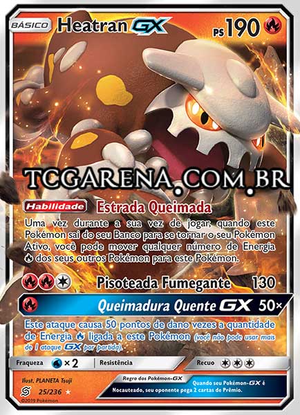 Carta Heatran-GX (25 / 236)