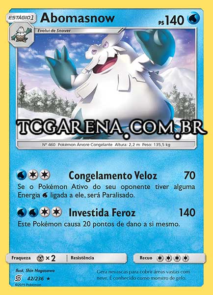 Carta Abomasnow (42 / 236)