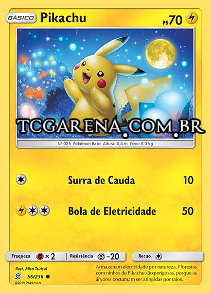 Carta Pikachu (56 / 236)