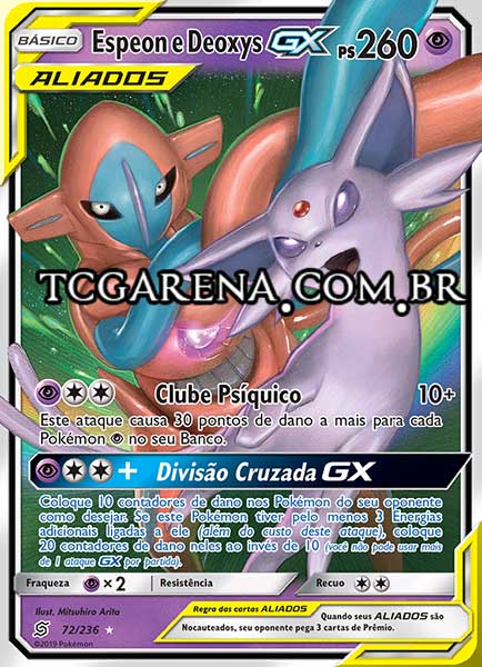 Carta Espeon & Deoxys-GX (72 / 236)