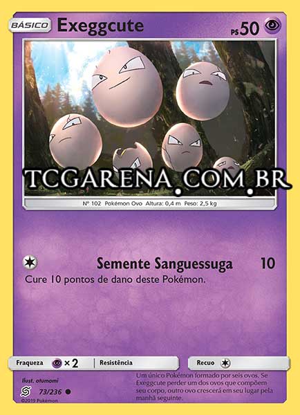 Carta Exeggcute (73 / 236)