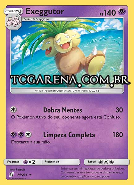 Carta Exeggutor (74 / 236)