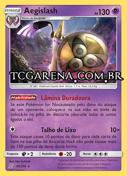 Carta Aegislash (95 / 236)