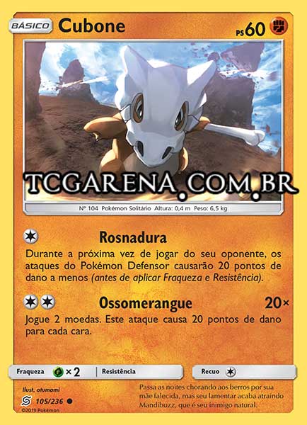 Carta Cubone (105 / 236)