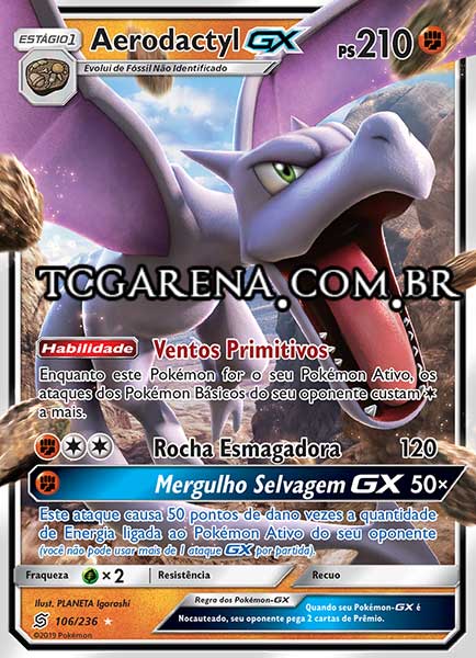 Carta Aerodactyl-GX (106 / 236)