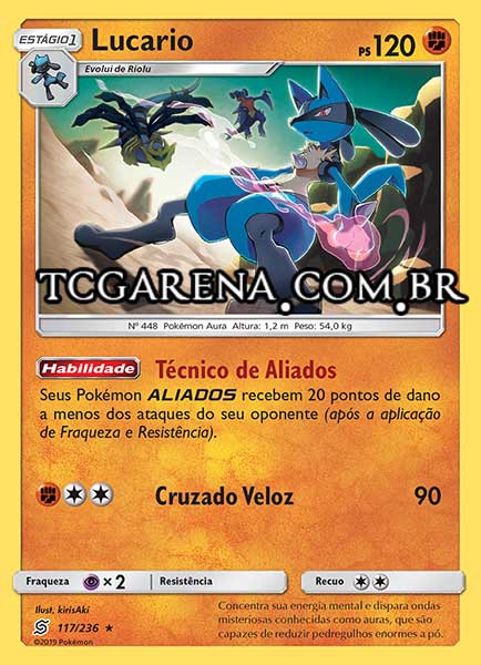 Carta Lucario (117 / 236)