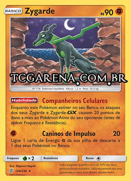 Carta Zygarde (124 / 236)